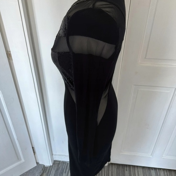 ASOS Black bodycon dress size 10 - Picture 7 of 9